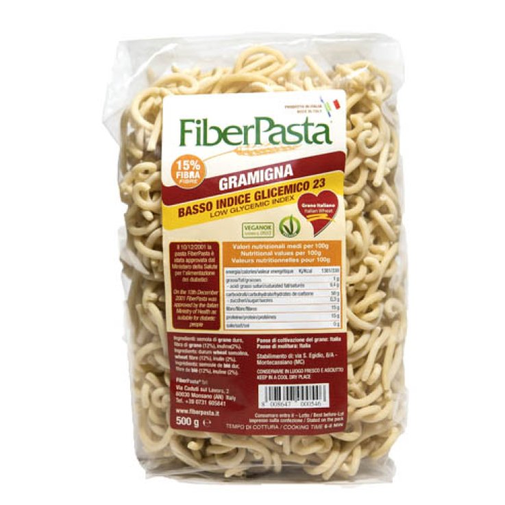 FIBERPASTA B.I.Gramigna 500g FIBERPASTA B.I.Gramigna 500g