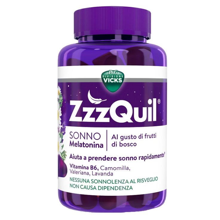 VICKS ZZZQUIL SONNO 60 PASTIGLIE GOMMOSE VICKS ZZZQUIL SONNO 60 PASTIGLIE GOMMOSE
