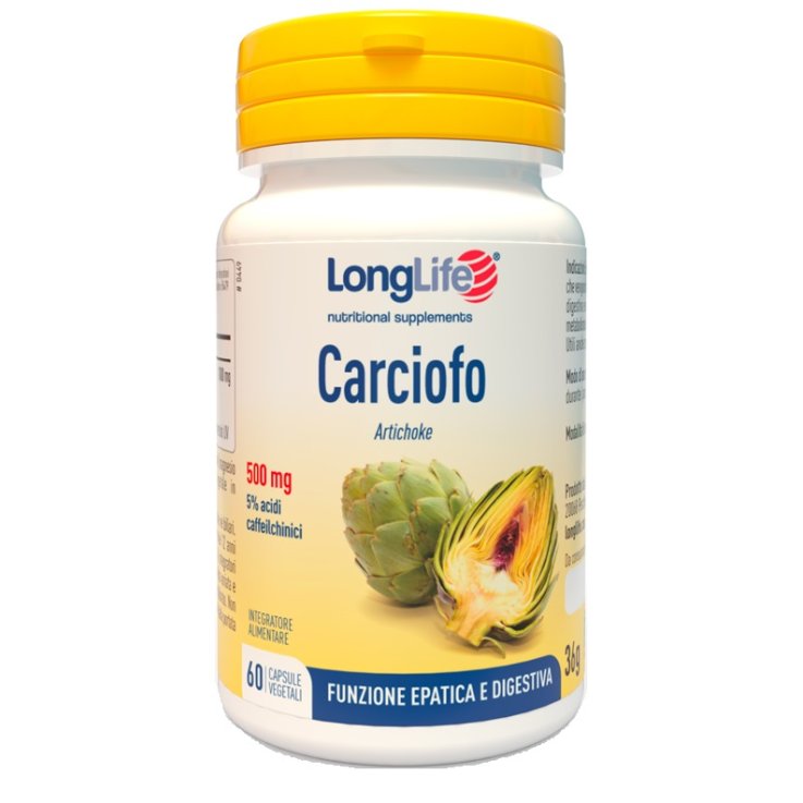 LONGLIFE CARCIOFO 60 Cps Veg. LONGLIFE CARCIOFO 60 Cps Veg.