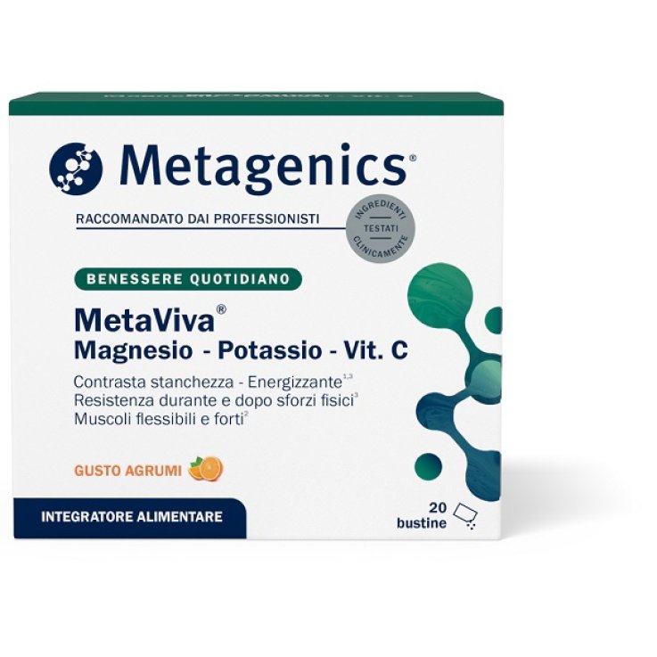 METAVIVA MG/K/VIT C 20 Bust. METAVIVA MG/K/VIT C 20 Bust.