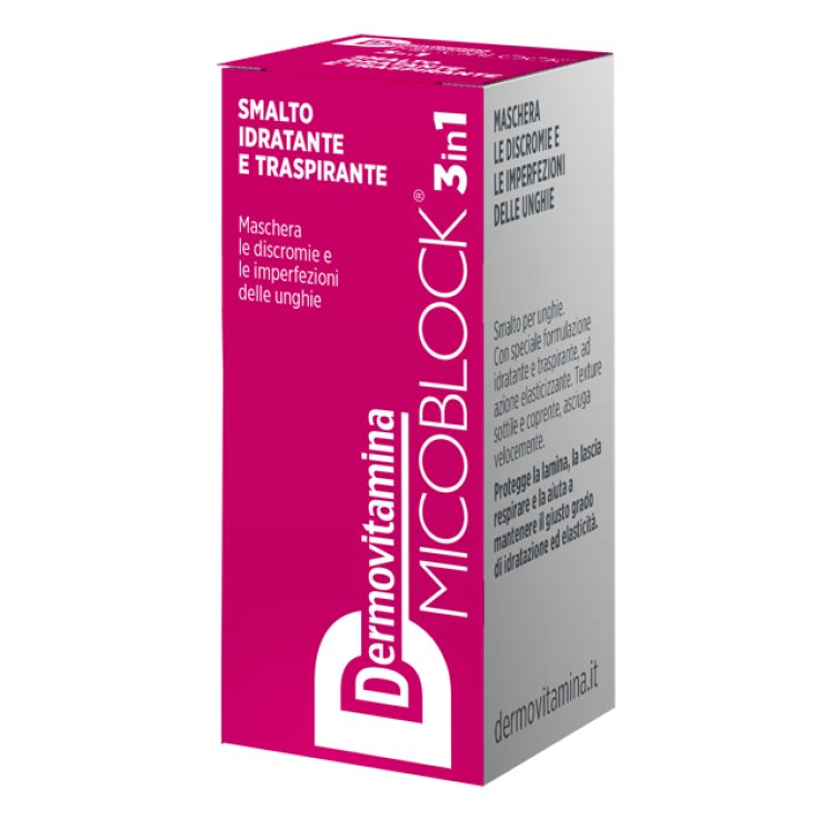 DERMOVITAMINA MICOBLOCK 3 IN 1 SMALTO IDRATANTE E TRASPIRANTE FUCSIA 5 ML