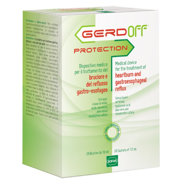 GERDOFF PROTECTION SCIROPPO 20 BUSTE 10 ML GERDOFF PROTECTION SCIROPPO 20 BUSTE 10 ML