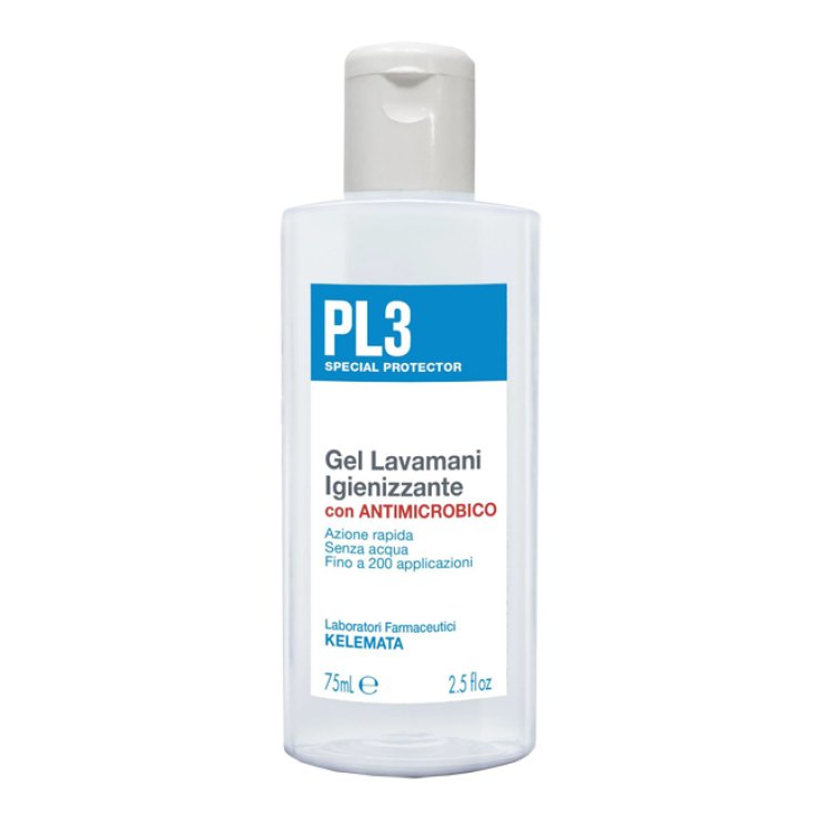 PL3 GEL LAVAMANI IGIENIZZANTE ANTIMICROBICO 75 ML PL3 GEL LAVAMANI IGIENIZZANTE ANTIMICROBICO 75 ML