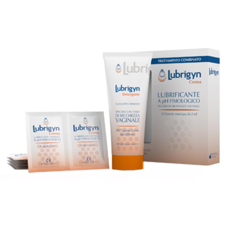 LUBRIGYN KIT CREMA 12 BUSTINE X 2 ML + DETERGENTE 100 ML LUBRIGYN KIT CREMA 12 BUSTINE X 2 ML + DETERGENTE 100 ML