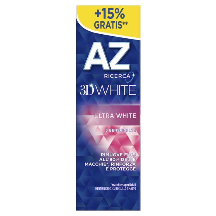 AZ 3D WHITE ULTRA WHITE DENTIFRICIO 75 ML