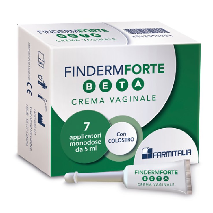 FINDERM FORTE BETA CREMA VAGINALE 7 APPLICATORI MONOUSO 5 G FINDERM FORTE BETA CREMA VAGINALE 7 APPLICATORI MONOUSO 5 G