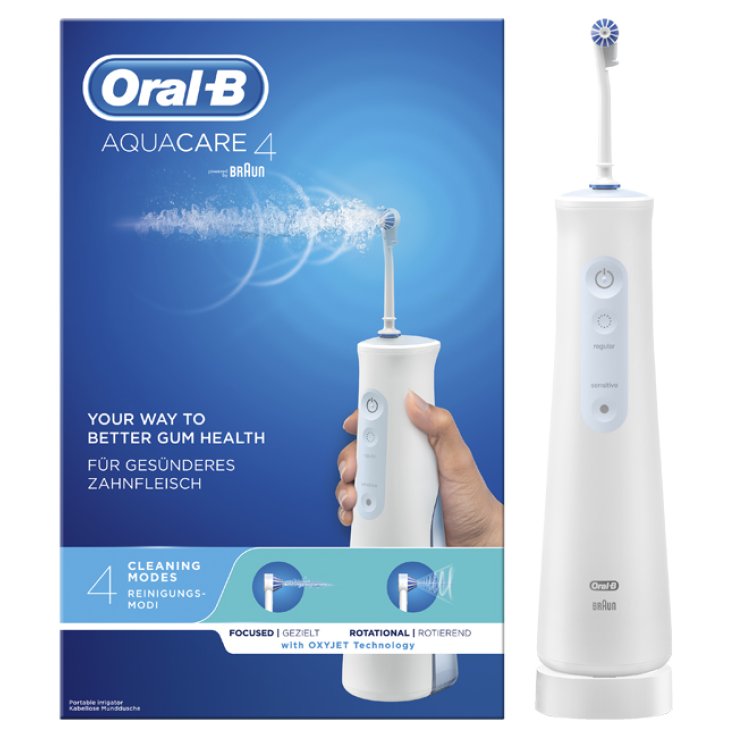 ORAL-B IDROPULSORE COMPATTO AQUACARE 4 ORAL-B IDROPULSORE COMPATTO AQUACARE 4