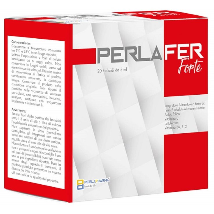 PERLAFER FORTE 20 FIALOIDI DA 5 ML PERLAFER FORTE 20 FIALOIDI DA 5 ML
