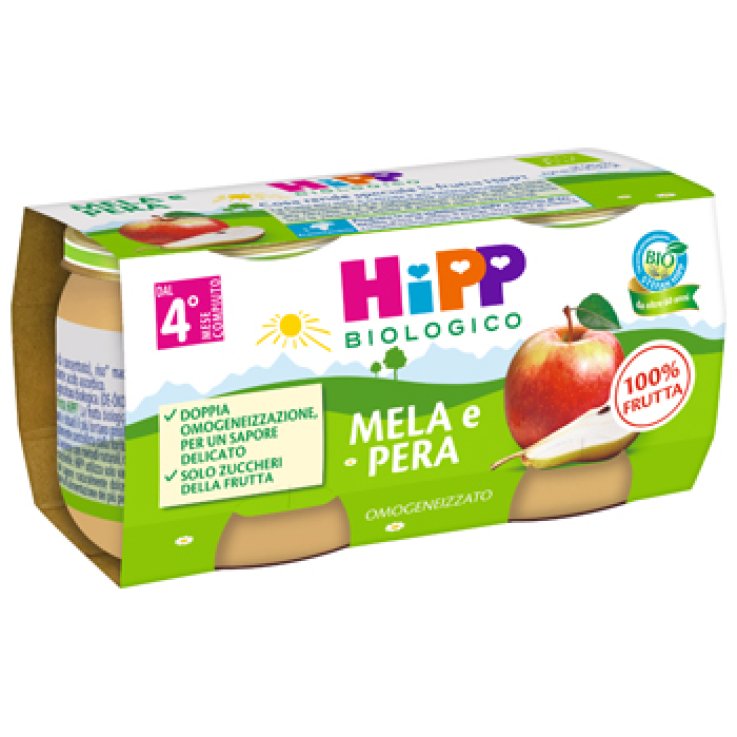 OMO HIPP Bio Mela/Pera 2x80g OMO HIPP Bio Mela/Pera 2x80g