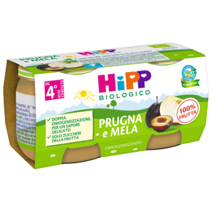 OMO HIPP Prugna/Mela 2x80g OMO HIPP Prugna/Mela 2x80g