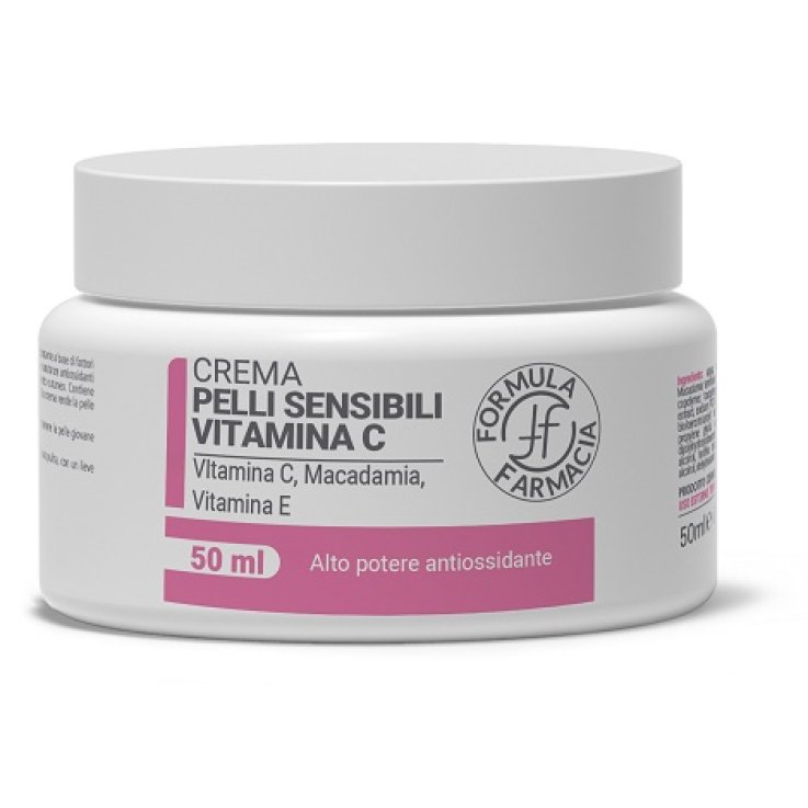 FORMULA CREMA VISO PELLI SENSIBILI VITAMINA C 50 ML SENZA CONSERVANTI