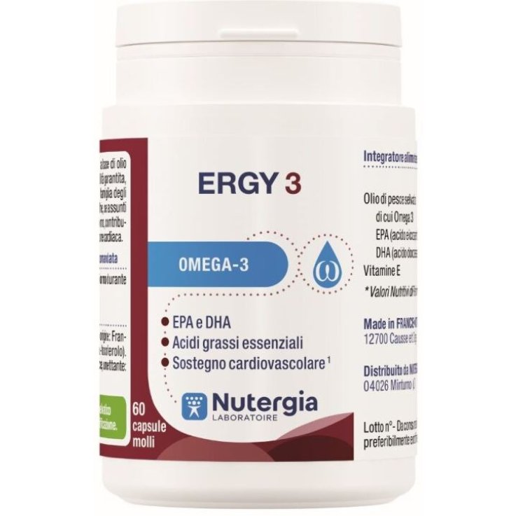 ERGY 3 Omega3 60 Cps ERGY 3 Omega3 60 Cps