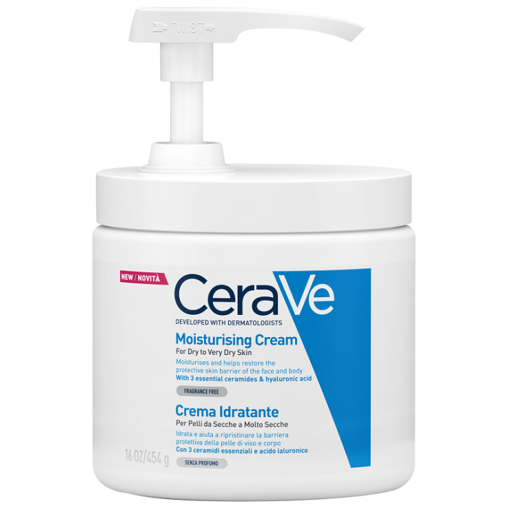 CeraVe Crema Idratante per pelli secche 454g CeraVe Crema Idratante per pelli secche 454g