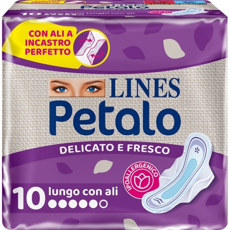 LINES PETALO Blu Lungo+Ali10pz LINES PETALO Blu Lungo+Ali10pz