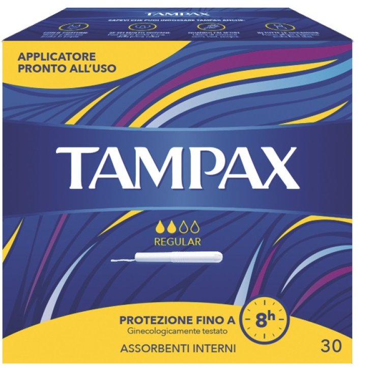 TAMPAX Blue Box Regular 30pz TAMPAX Blue Box Regular 30pz