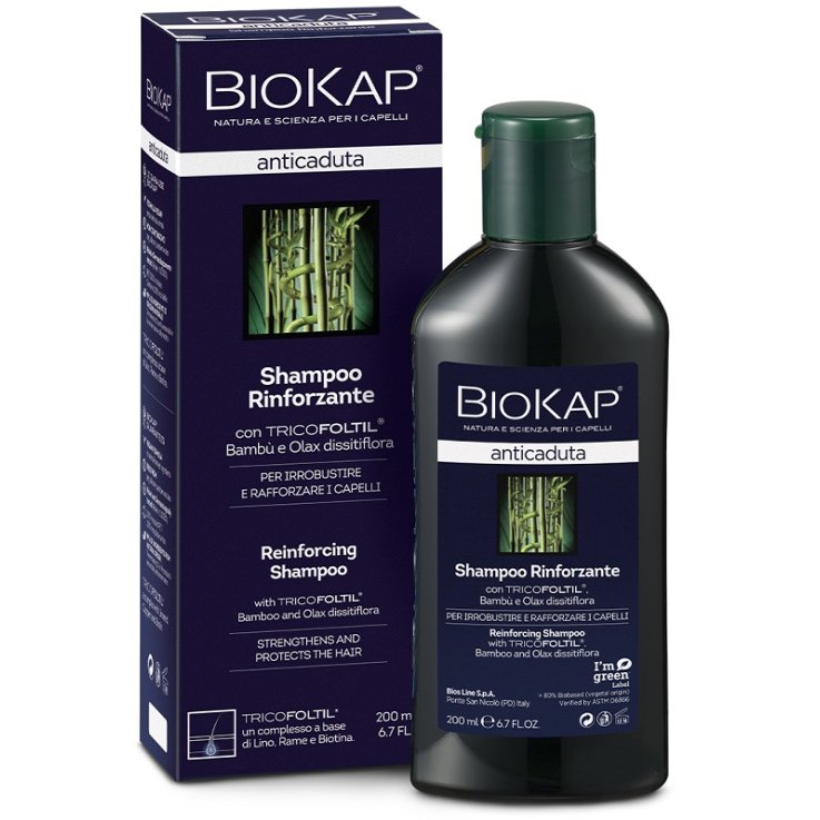 BIOKAP SHAMPOO RINFORZANTE ANTICADUTA CON TRICOFOLTIL NUOVAFORMULA 200 ML