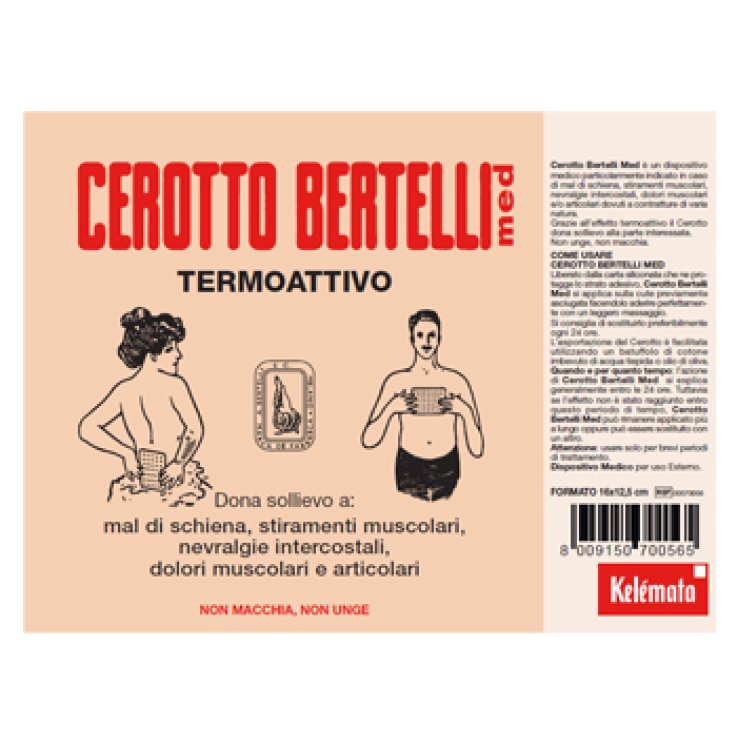 BERTELLI CEROTTO MED MEDIO 16 X 12,5 CM BERTELLI CEROTTO MED MEDIO 16 X 12,5 CM