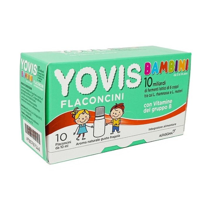 YOVIS BAMBINI FRAGOLA 10 FLACONCINI DA 10 ML YOVIS BAMBINI FRAGOLA 10 FLACONCINI DA 10 ML