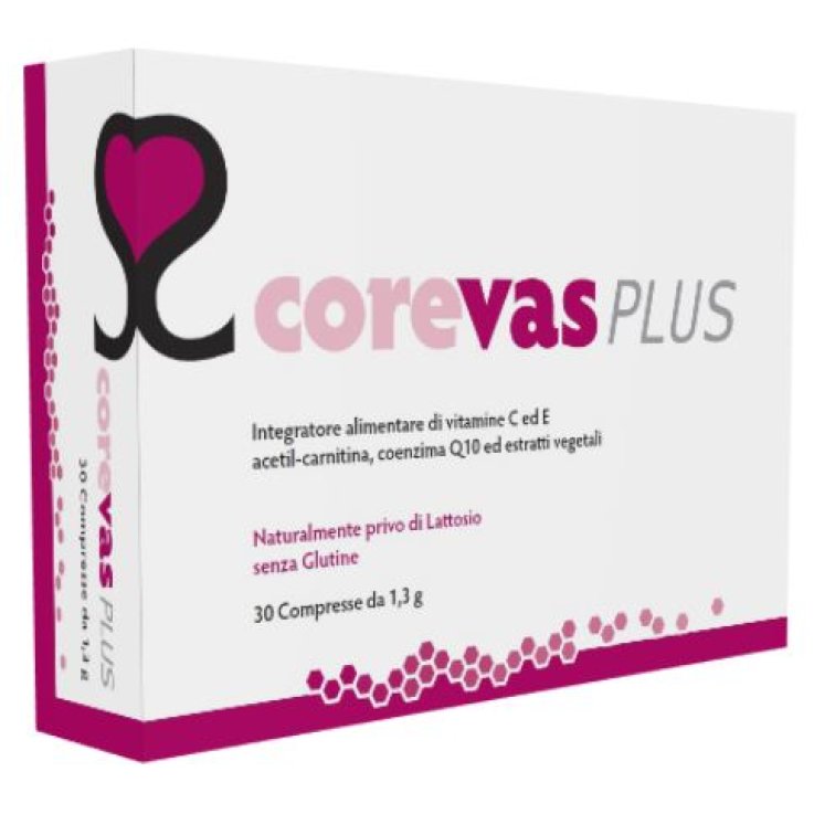 COREVAS PLUS 30 COMPRESSE COREVAS PLUS 30 COMPRESSE