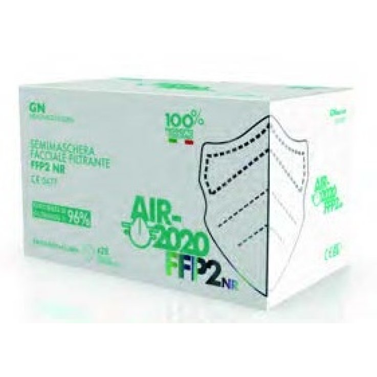 AIR-2020 SEMIMASCHERA FFP2 20 PEZZI BIANCA AIR-2020 SEMIMASCHERA FFP2 20 PEZZI BIANCA