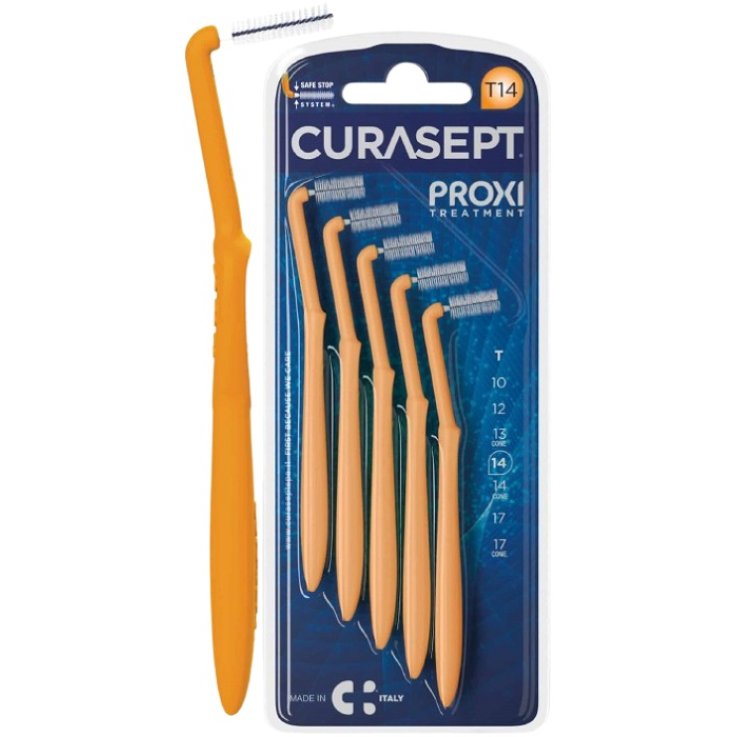 CURASEPT PROXI ANGLE P08 ARANTIO CHIARO/TANGERINO 5 PEZZI CURASEPT PROXI ANGLE P08 ARANTIO CHIARO/TANGERINO 5 PEZZI
