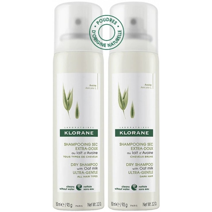 KLORANE DUO SHAMPOO SECCO ALL'AVENA L19 150 ML X 2 PEZZI KLORANE DUO SHAMPOO SECCO ALL'AVENA L19 150 ML X 2 PEZZI