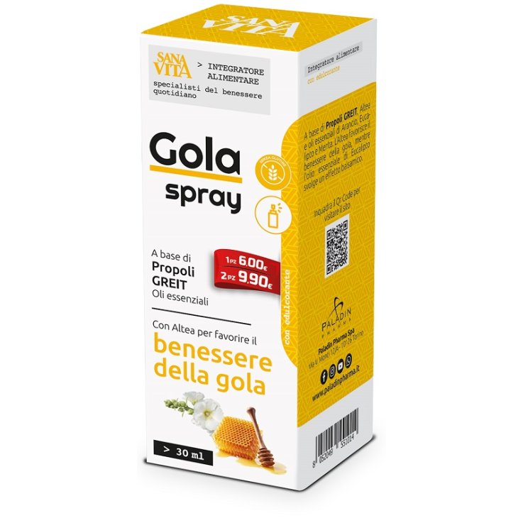 SANAVITA Gola Spray 30ml SANAVITA Gola Spray 30ml