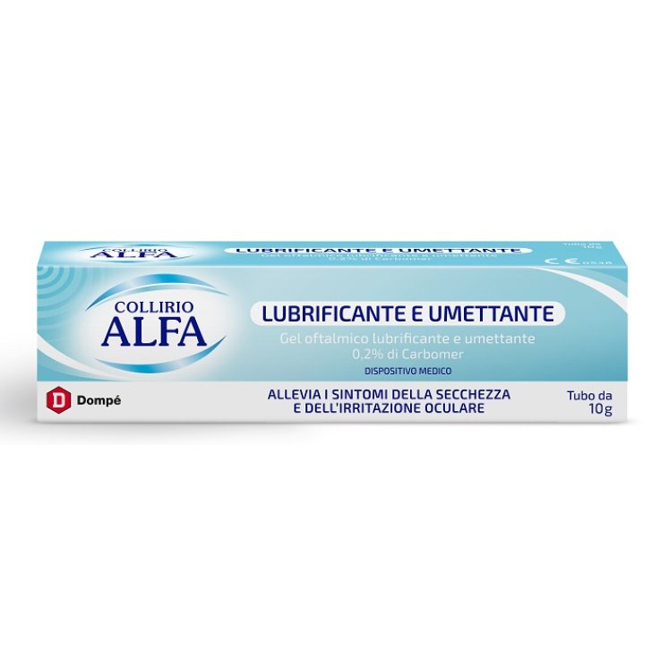 COLLIRIO ALFA LUBRIFICANTE E UMETTANTE GEL 10 ML COLLIRIO ALFA LUBRIFICANTE E UMETTANTE GEL 10 ML