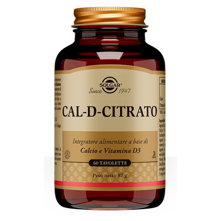 CAL D Citrato 60 Tav.SOLGAR CAL D Citrato 60 Tav.SOLGAR