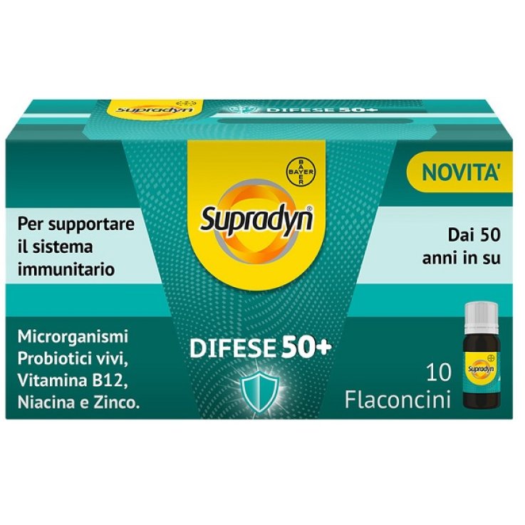 SUPRADYN DIFESE 50+ 10 FLACONCINI 10 ML SUPRADYN DIFESE 50+ 10 FLACONCINI 10 ML