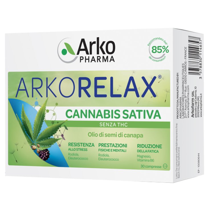 ARKORELAX Cannabis Sativa30Cpr ARKORELAX Cannabis Sativa30Cpr