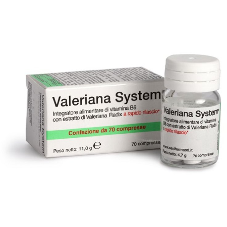 VALERIANA SYSTEM 70Cpr VALERIANA SYSTEM 70Cpr