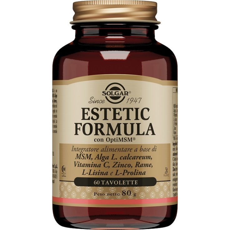 ESTETIC FORMULA 60 Tav. SOLGAR ESTETIC FORMULA 60 Tav. SOLGAR