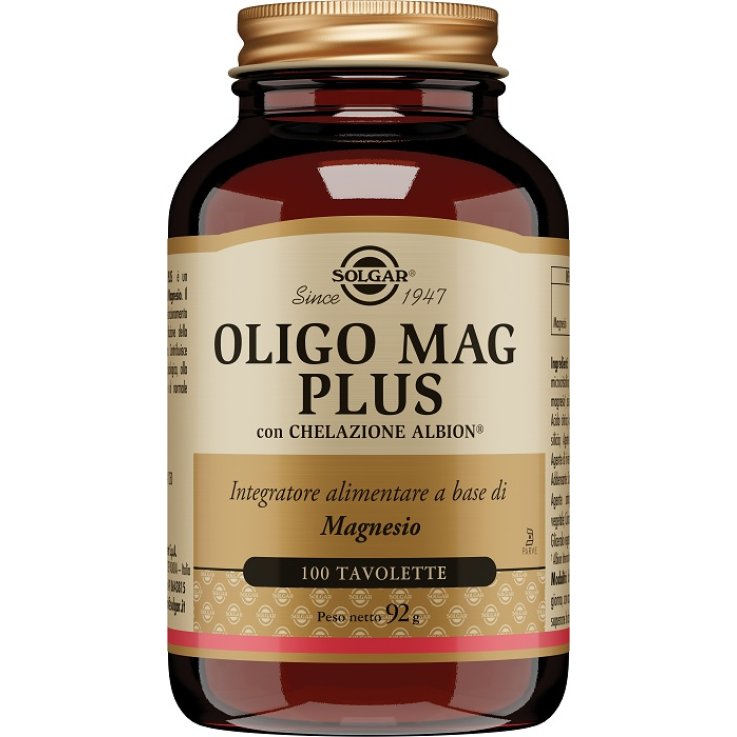 OLIGO MAG PLUS 100 Tav.SOLGAR OLIGO MAG PLUS 100 Tav.SOLGAR
