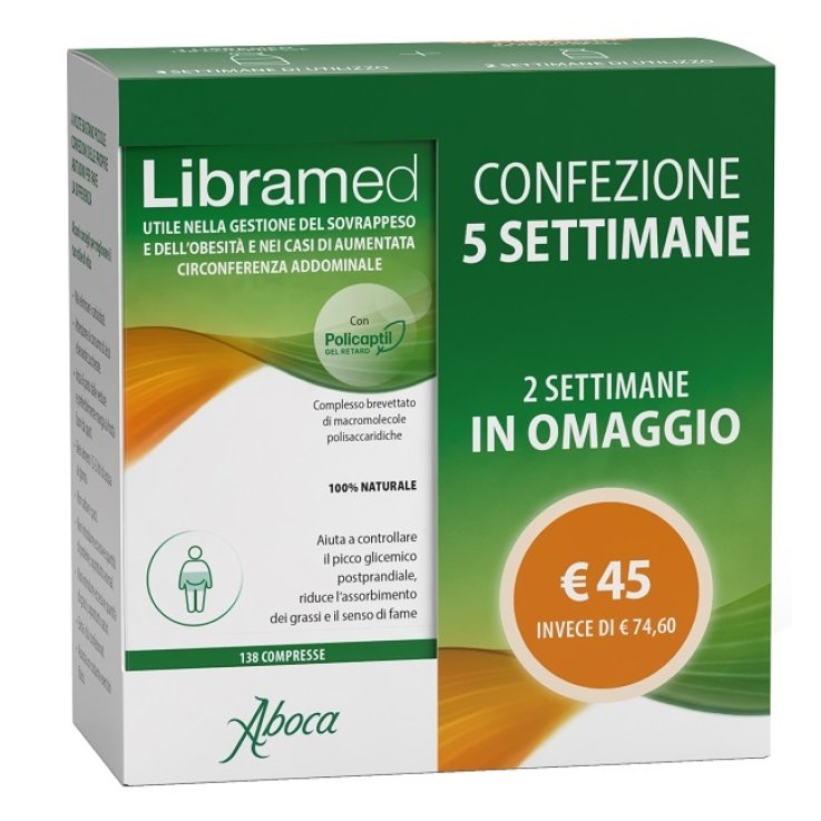 LIBRAMED TRATTAMENTO 5 SETTIMANE 138 + 84 COMPRESSE LIBRAMED TRATTAMENTO 5 SETTIMANE 138 + 84 COMPRESSE