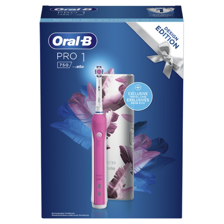 ORALB PRO1 ROSA CROSS ACTION SPAZZOLINO ELETTRICO 3D WHITE ROSA