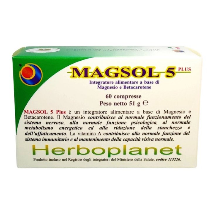 MAGSOL 5 Plus 60 Cpr MAGSOL 5 Plus 60 Cpr
