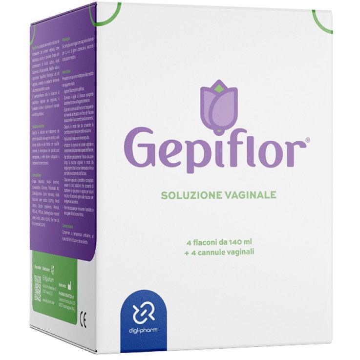 SOLUZIONE VAGINALE GEPIFLOR 4 FLACONI DA 140 ML SOLUZIONE VAGINALE GEPIFLOR 4 FLACONI DA 140 ML