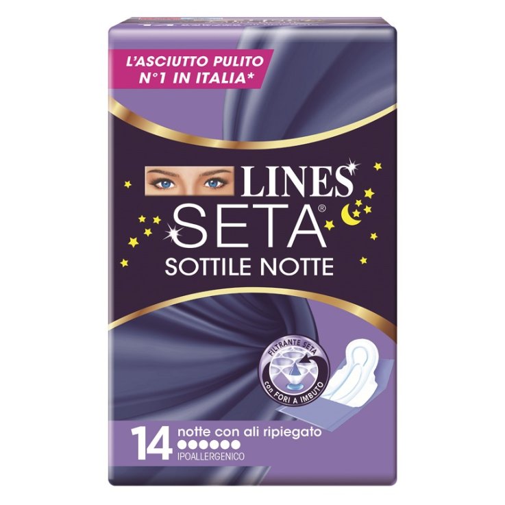 LINES SETA Ali Sott.Notte 14pz LINES SETA Ali Sott.Notte 14pz