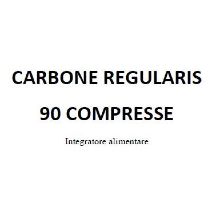 CARBONE REGULARIS 90 COMPRESSE CARBONE REGULARIS 90 COMPRESSE