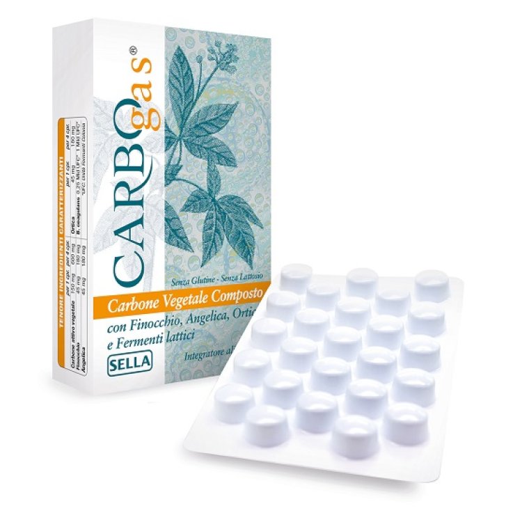 CARBOGAS 25g 50 Cpr SELLA CARBOGAS 25g 50 Cpr SELLA