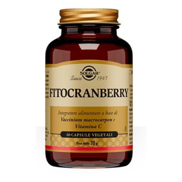 FITOCRANBERRY 60 Cps SOLGAR FITOCRANBERRY 60 Cps SOLGAR