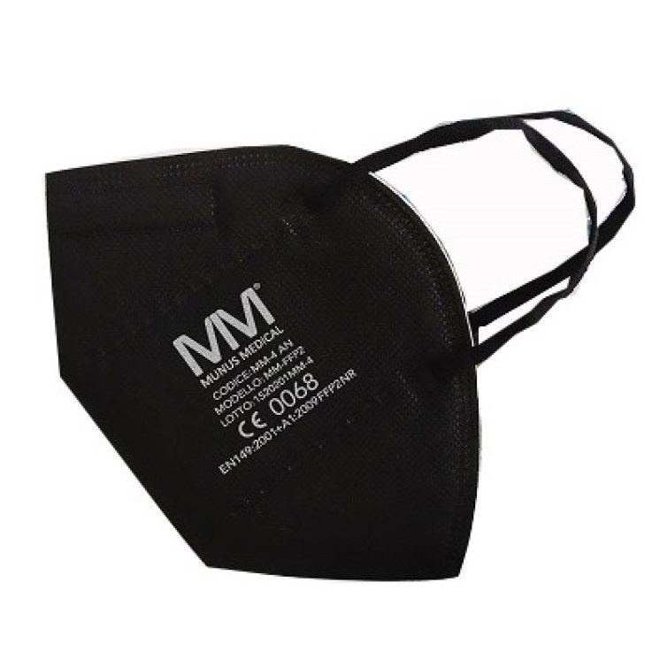 MUNUS MEDICAL RESPIRATORE FFP2 NR CLASSE III NERO MUNUS MEDICAL RESPIRATORE FFP2 NR CLASSE III NERO