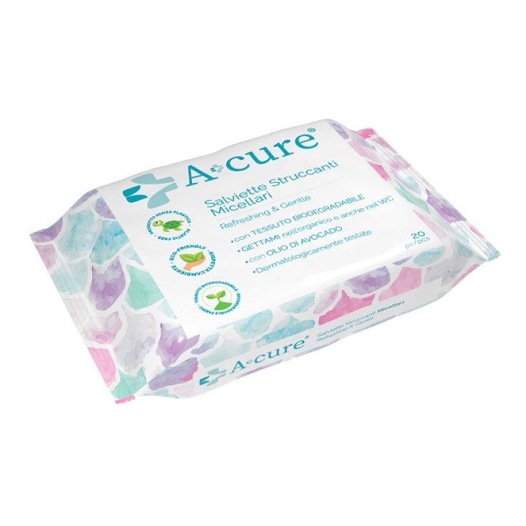 A+CURE 20 SALVIETTE STRUCCANTI MICELLARI A+CURE 20 SALVIETTE STRUCCANTI MICELLARI