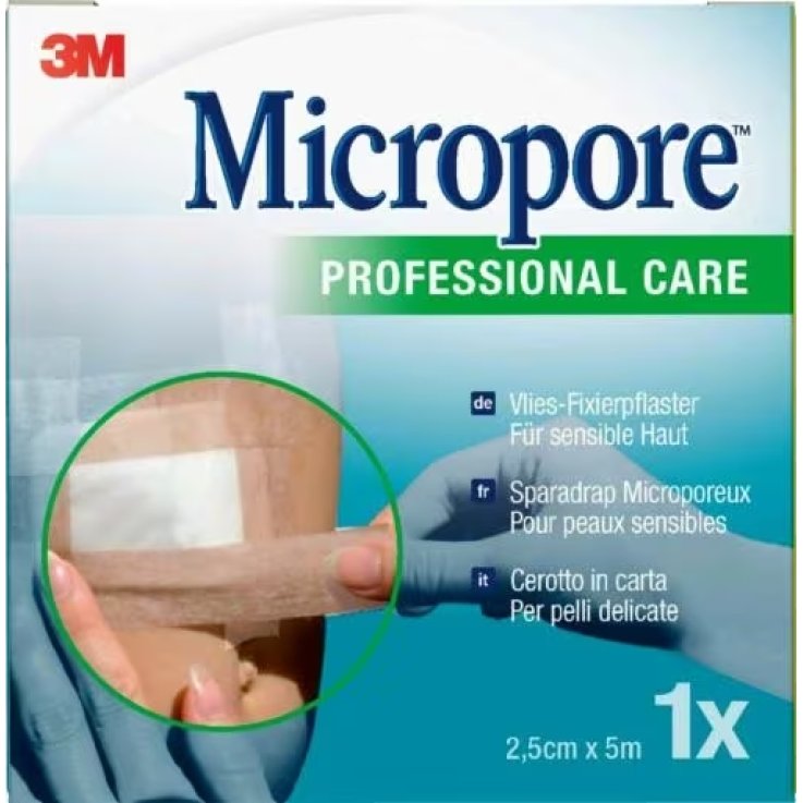 MICROPORE Cer.cm2,5x5m MICROPORE Cer.cm2,5x5m