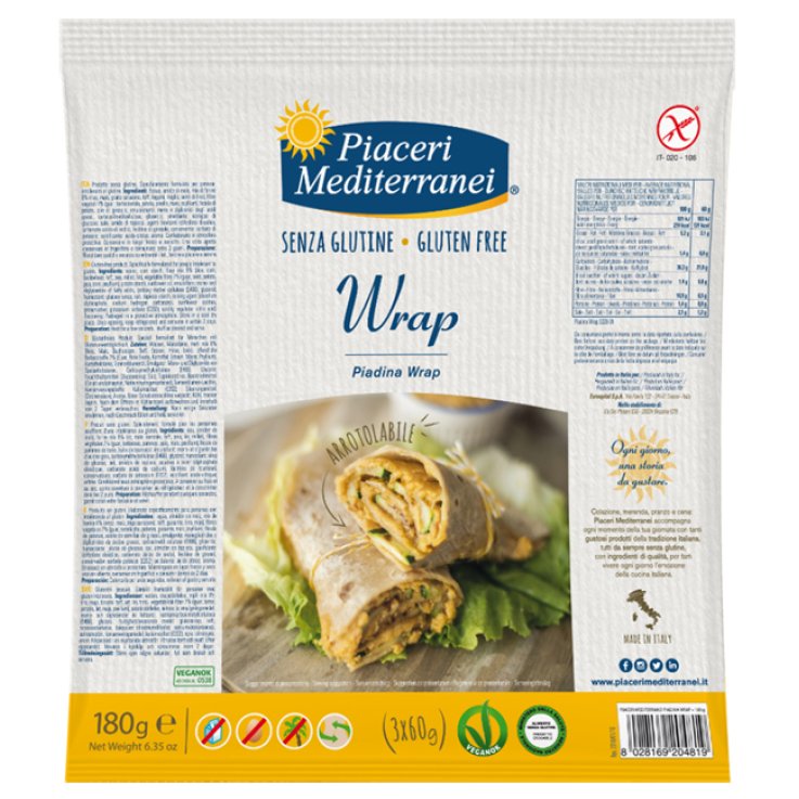 PIACERI MED.Piadina Wrap 180g PIACERI MED.Piadina Wrap 180g