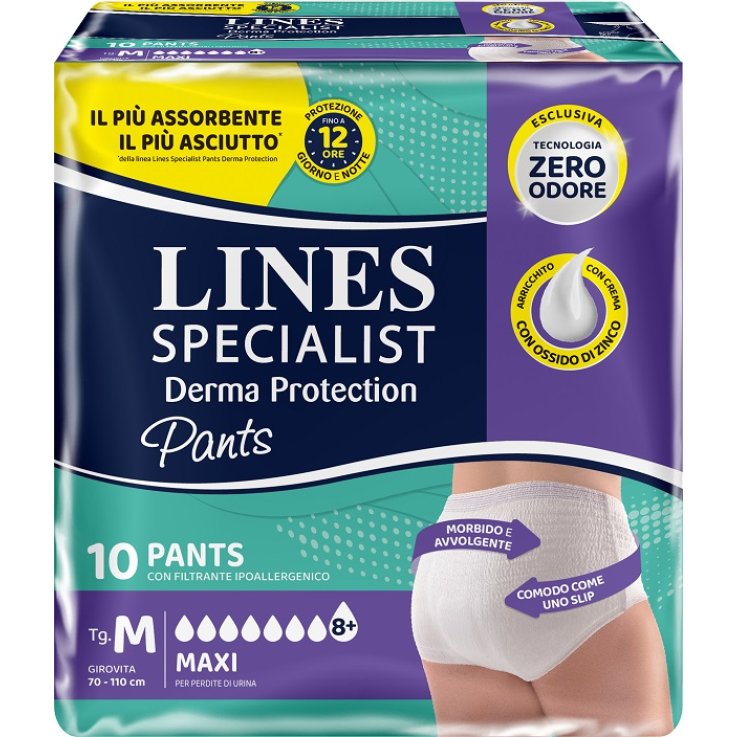LINES SP.DERM Pants Mx M 10pz LINES SP.DERM Pants Mx M 10pz
