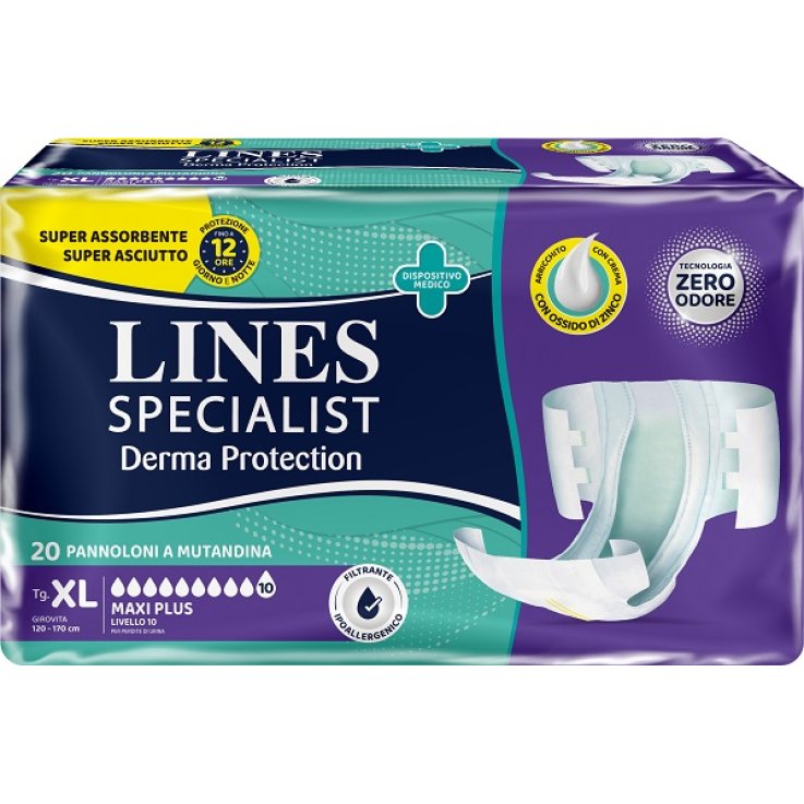 LINES SP.DERM Pann.Mx XL 20pz LINES SP.DERM Pann.Mx XL 20pz