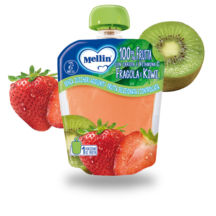 MELLIN Pouch Fragola-Kiwi 90g MELLIN Pouch Fragola-Kiwi 90g