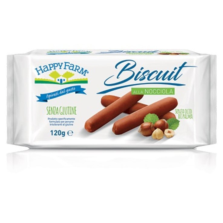 HAPPY FARM Bisc.Nocciola 120g HAPPY FARM Bisc.Nocciola 120g